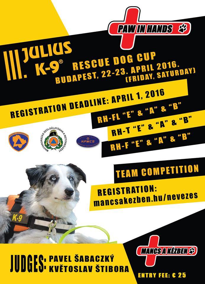 III. Julius K-9 Rescue Dog Championship and Test