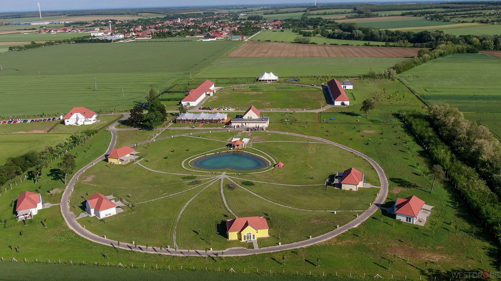 Kutyabarát Franciska Major Sopronkövesd - madártávlat